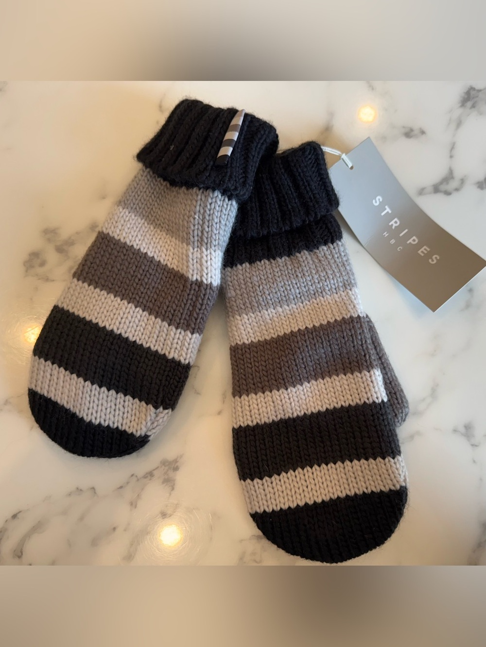 HBC Stripes - Sterling Stripes
Mittens